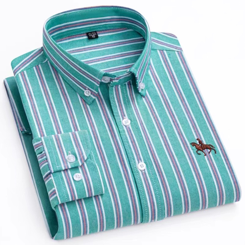 Oxford Cotton Casual Shirt Business - Camisa Oxford 100% de algodón para