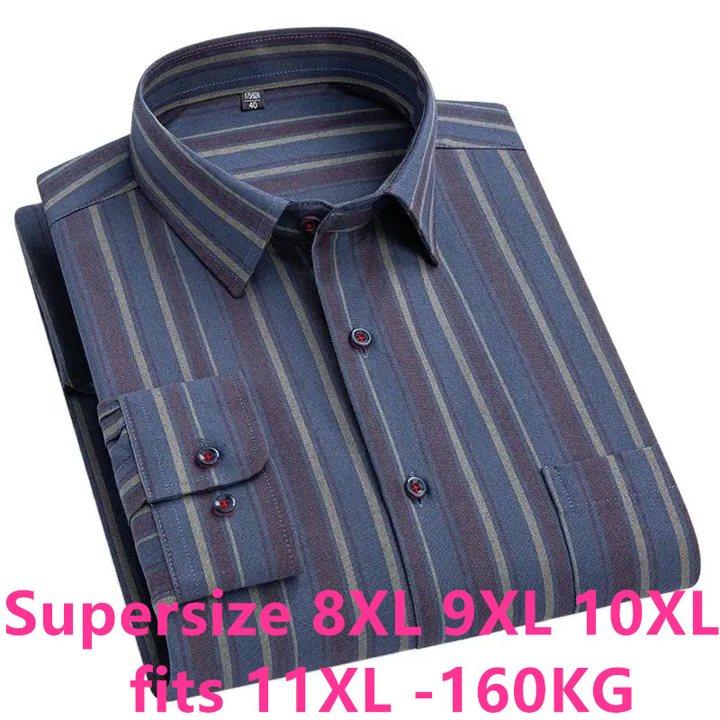Oxford Cotton Casual Shirt Business - Camisa de manga larga 100 algodón