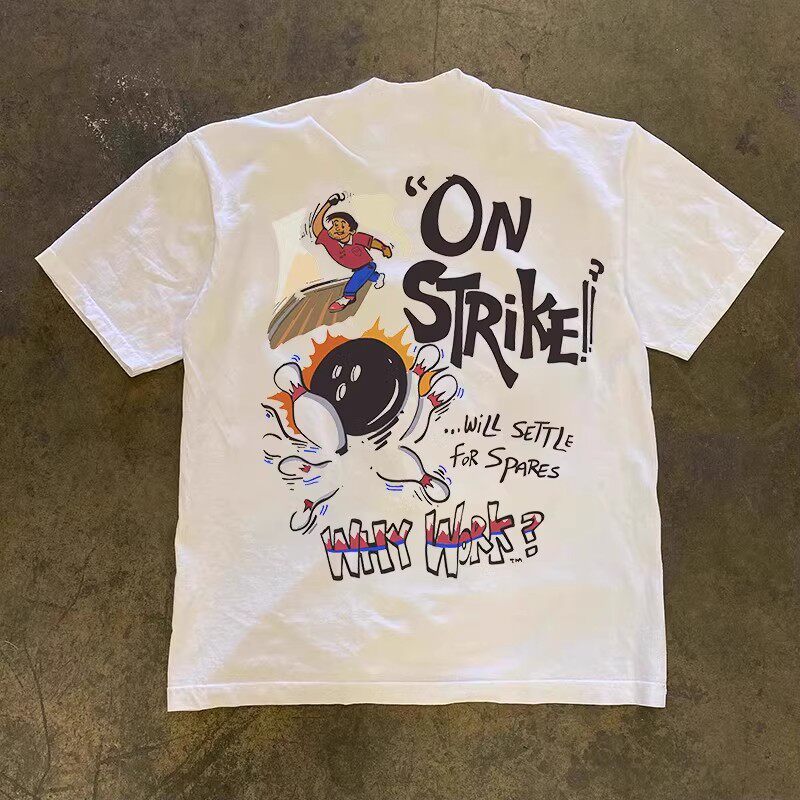 Short Sleeve Bowling Shirt Retro - ¿Por qué no trabajar en la