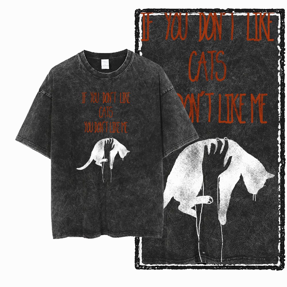 Acid Wash Vintage Graphic T Shirt - Camiseta de hombre con gráfico de