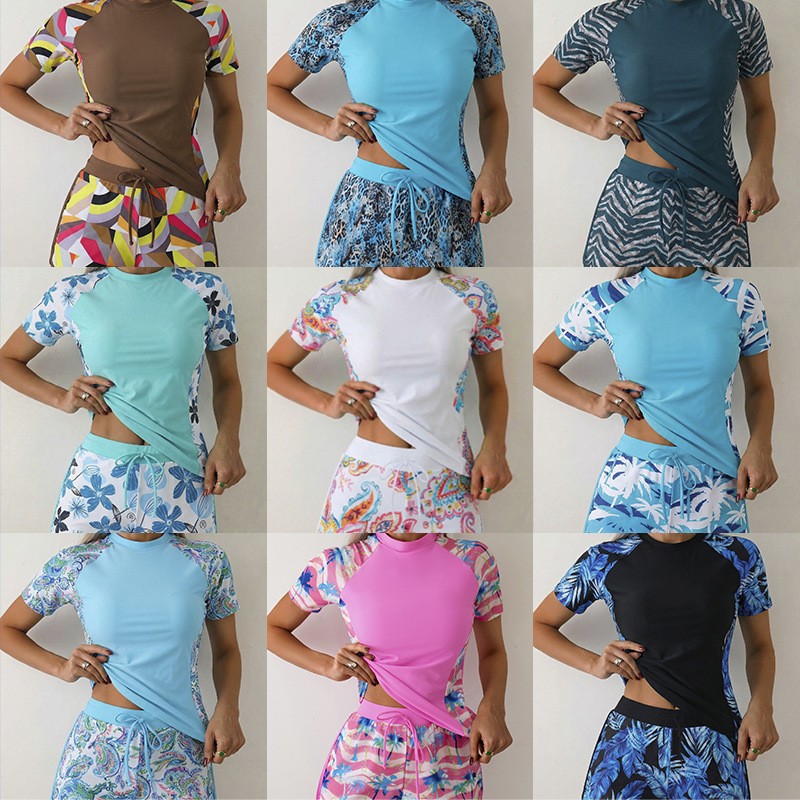 Shorts - Tankini para mujer con pantalones cortos,