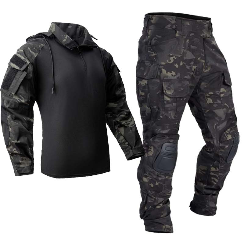 Tactical Military Shirt Cargo - Uniforme táctico militar para hombre, trajes