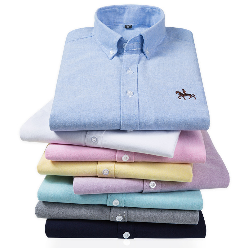 Camisa Oxford 100% de algodón  - Oxford Cotton Casual Shirt Business reseña y precio