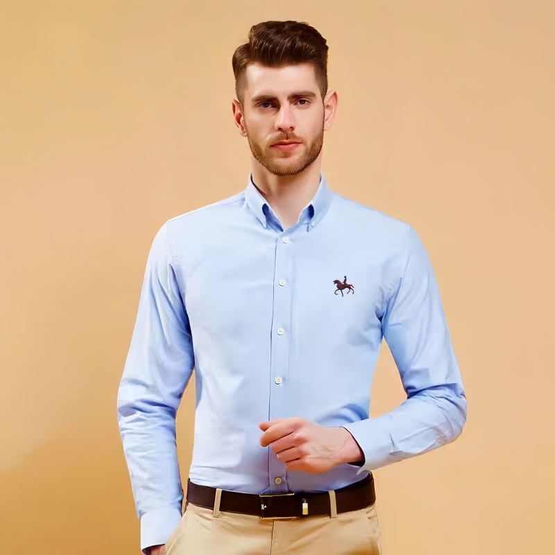 Camisa Oxford 100% de algodón  - Oxford Cotton Casual Shirt Business reseña y precio