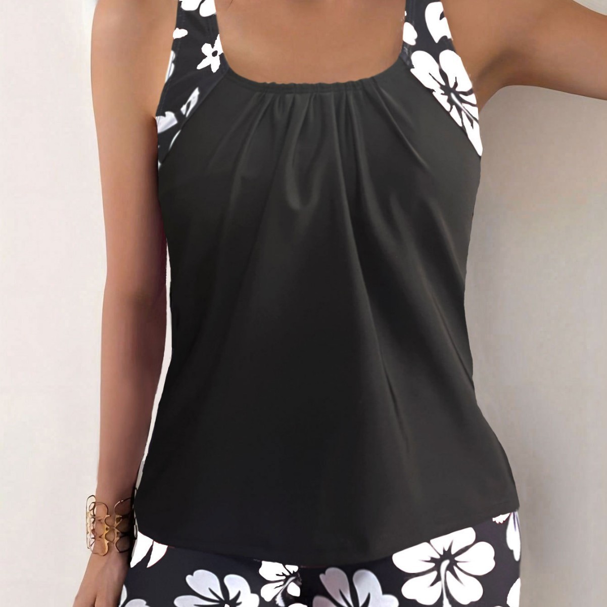 Tankini para mujer con pantalo - Shorts reseña y precio