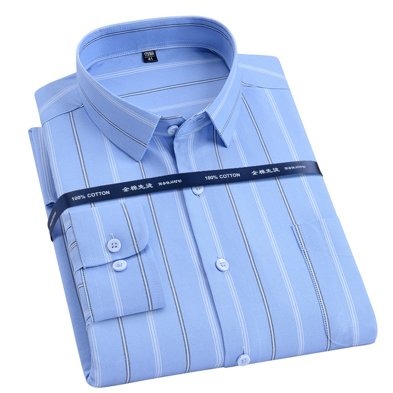 Camisas Oxford de algodón puro - Oxford Cotton Casual Shirt Business reseña y precio