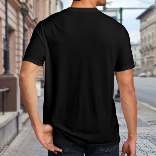Camiseta negra de boliche navi - Short Sleeve Bowling Shirt Retro reseña y precio