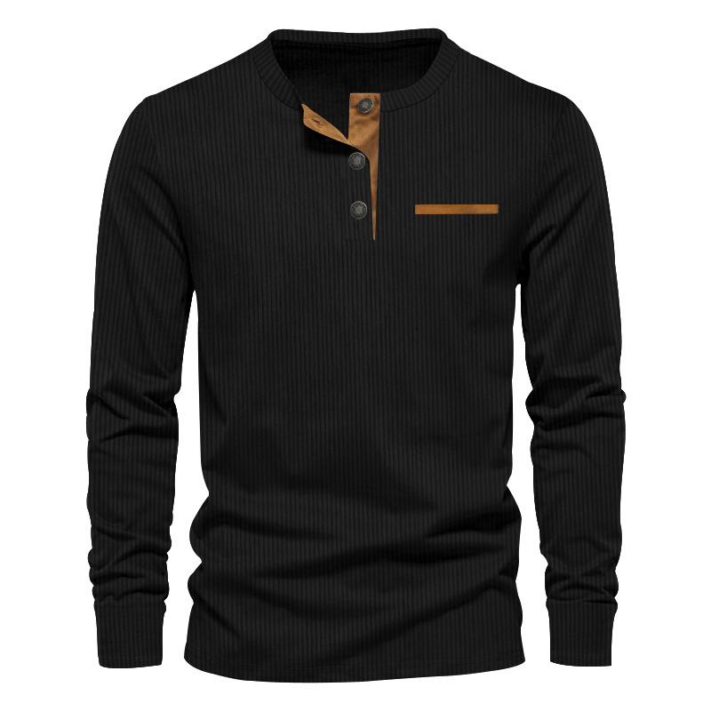 Nueva camiseta de manga larga  - Corduroy Button Up Shirt Men reseña y precio