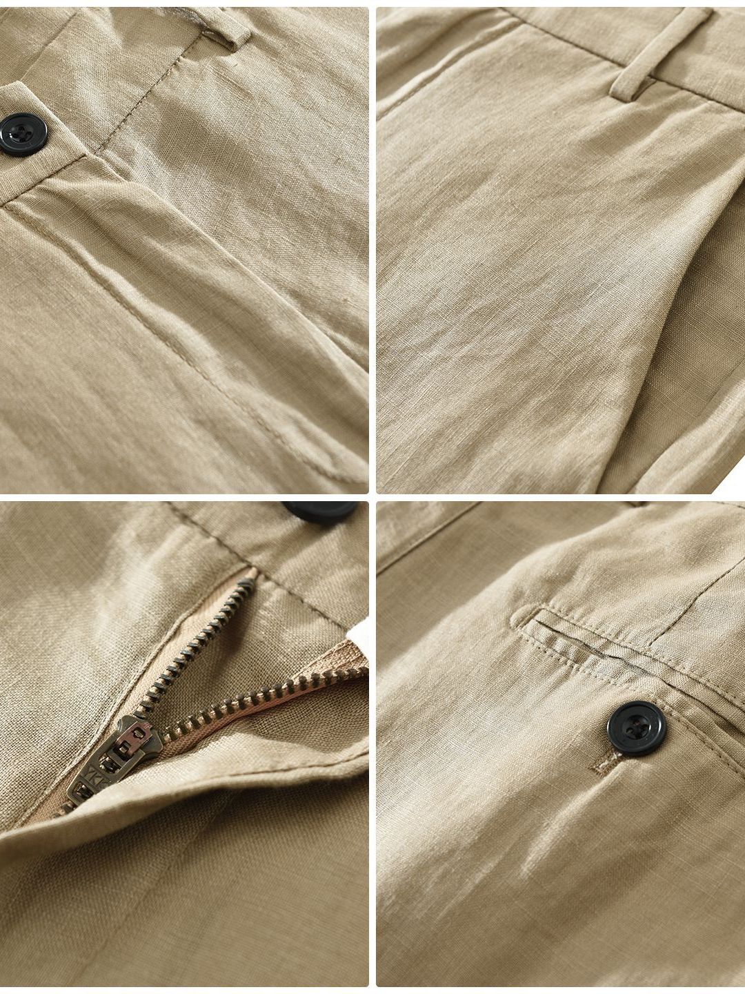 Conjunto Casual de Lino Puro d - Mens Linen Shirt Long Sleeve reseña y precio