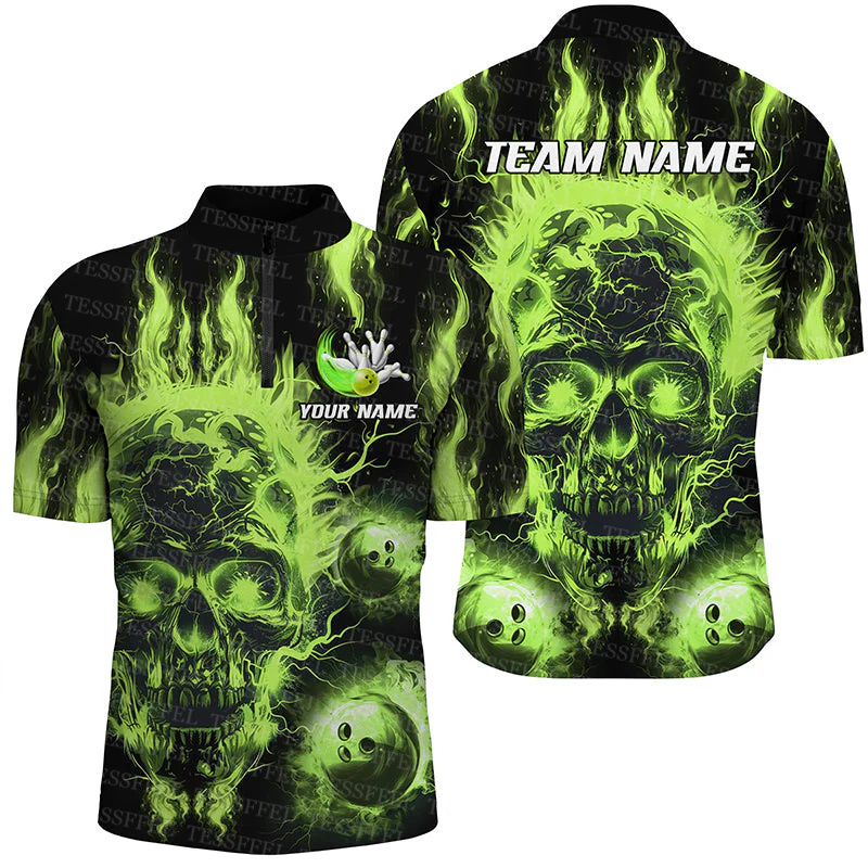 Nombre personalizado Graffiti  - Short Sleeve Bowling Shirt Retro reseña y precio