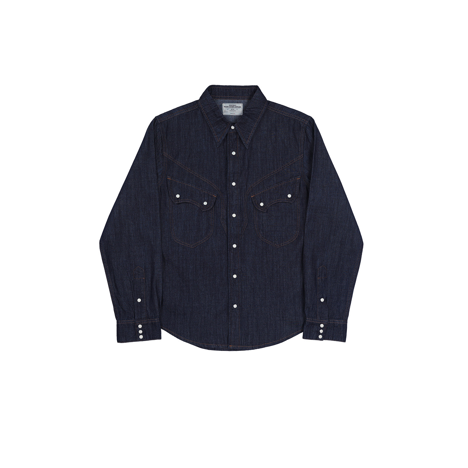 Camisa Vaquera Estilo Western  - Mens Western Denim Pearl Snap Shirt reseña y precio
