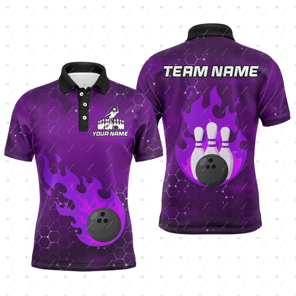 Camisetas Polo de Manga Corta  - Short Sleeve Bowling Shirt Retro reseña y precio