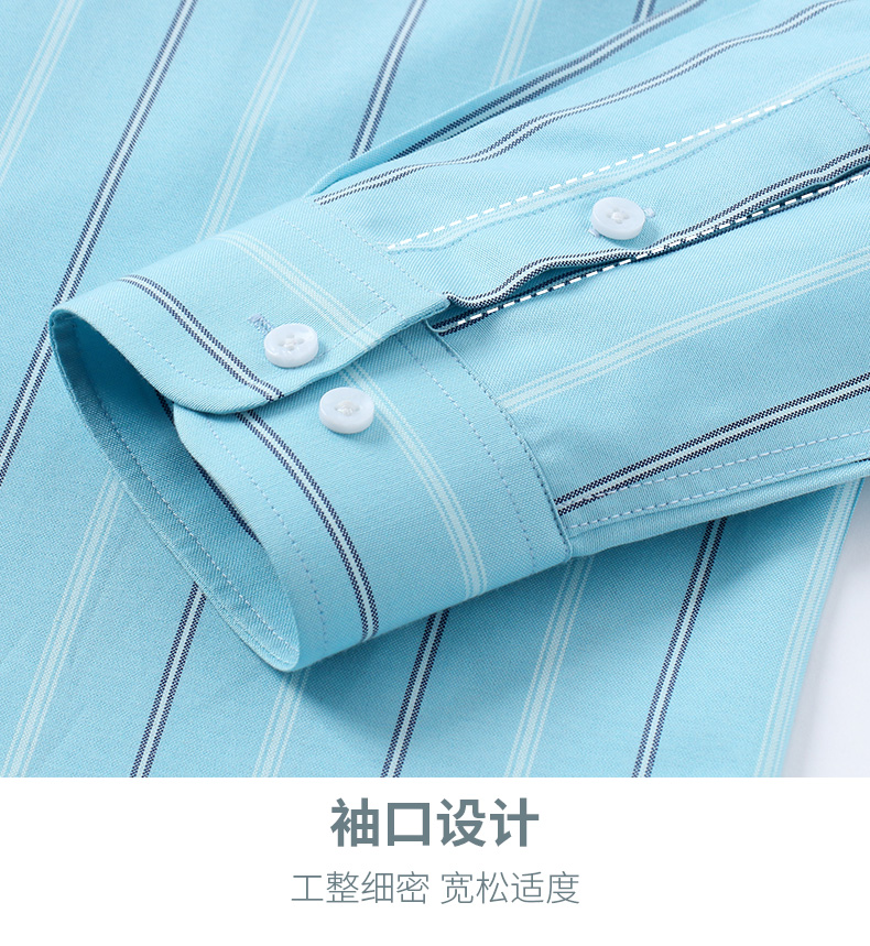 Camisa de manga larga 100 algo - Oxford Cotton Casual Shirt Business reseña y precio