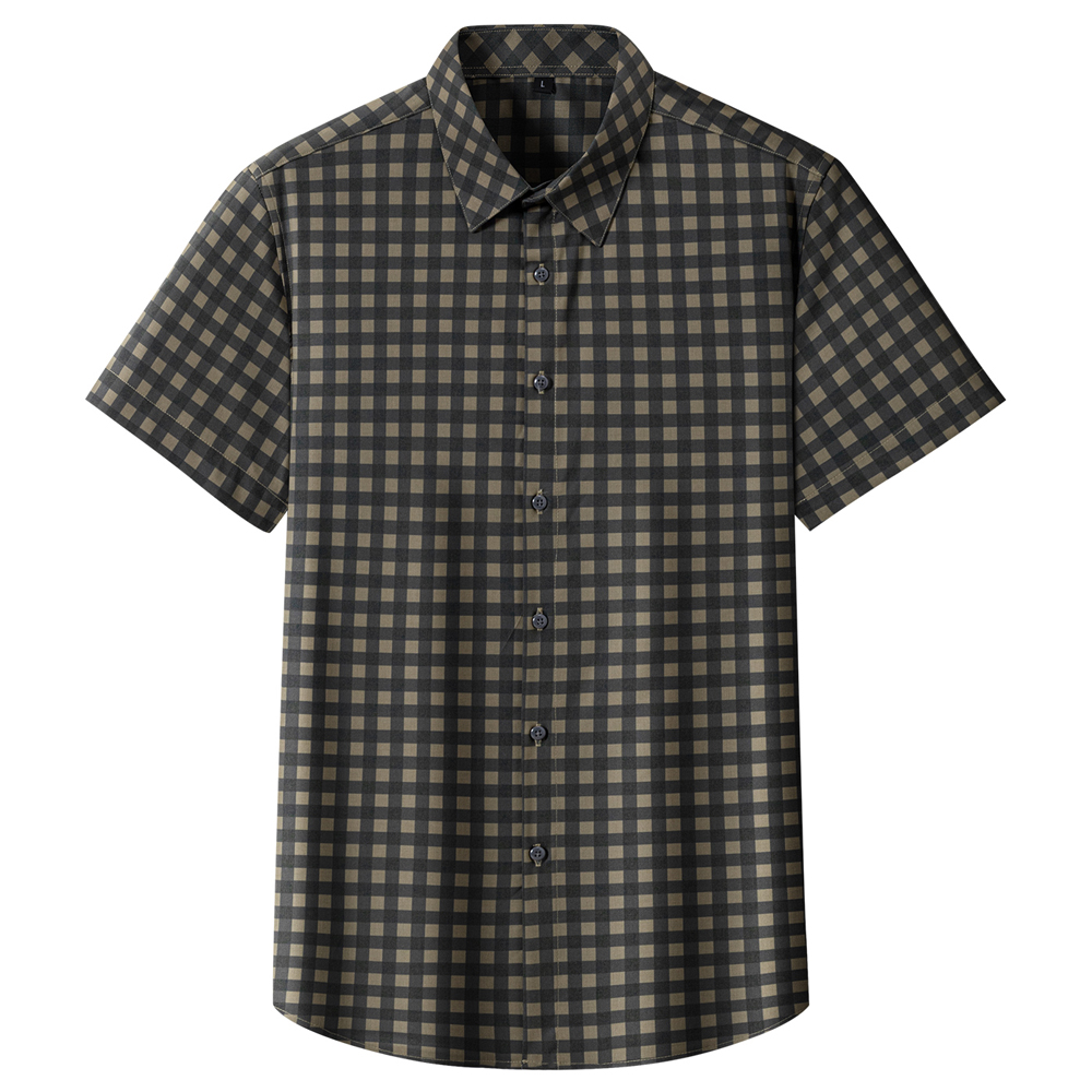 Camisa de manga corta sin hier - Breathable Bamboo Fiber Shirt Non Iron reseña y precio
