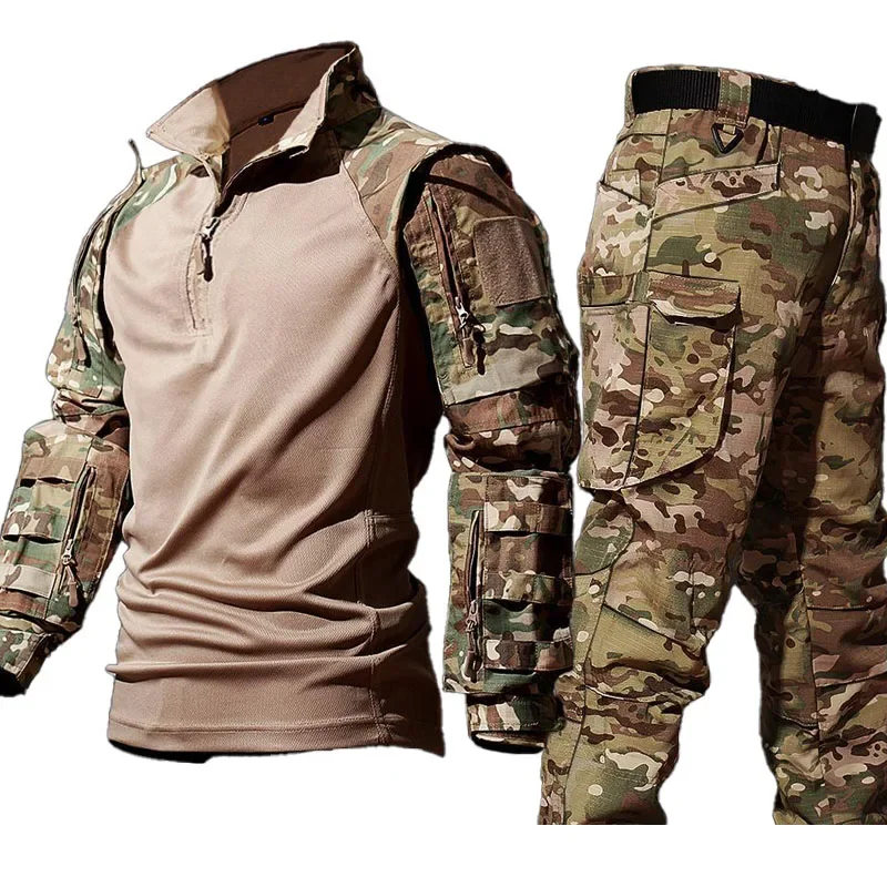 Nuevo Conjunto de Camisa Tácti - Tactical Military Shirt Cargo reseña y precio