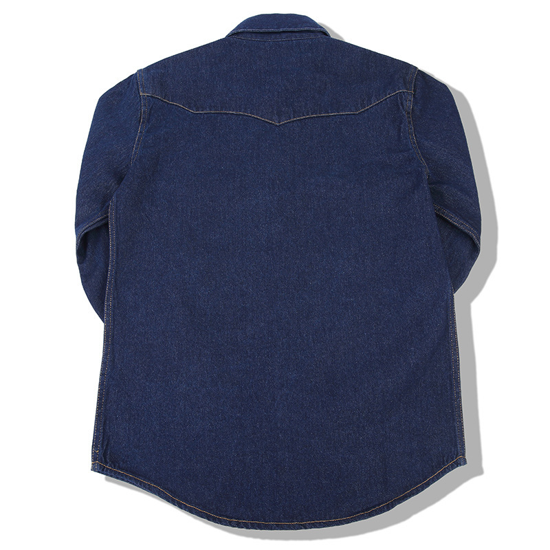 Camisas vaqueras Vintage Ameri - Mens Western Denim Pearl Snap Shirt reseña y precio