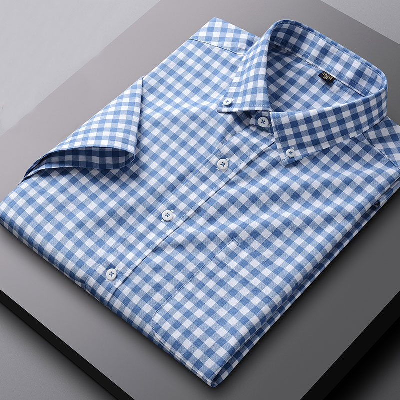 Camisa Oxford de manga corta p - Oxford Cotton Casual Shirt Business reseña y precio