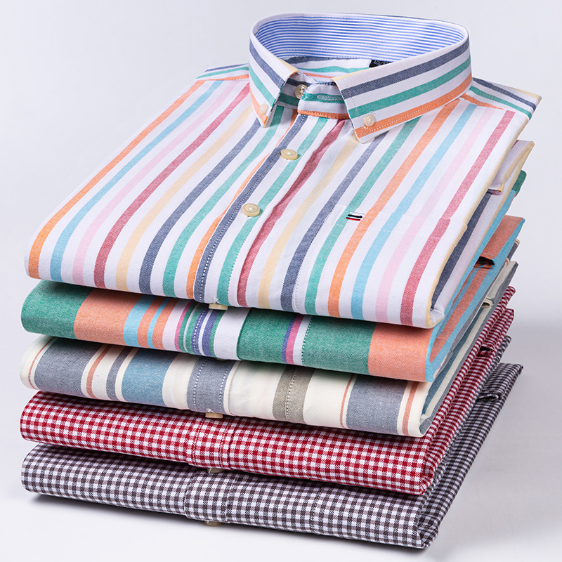 Camisa Oxford de algodón puro  - Oxford Cotton Casual Shirt Business reseña y precio
