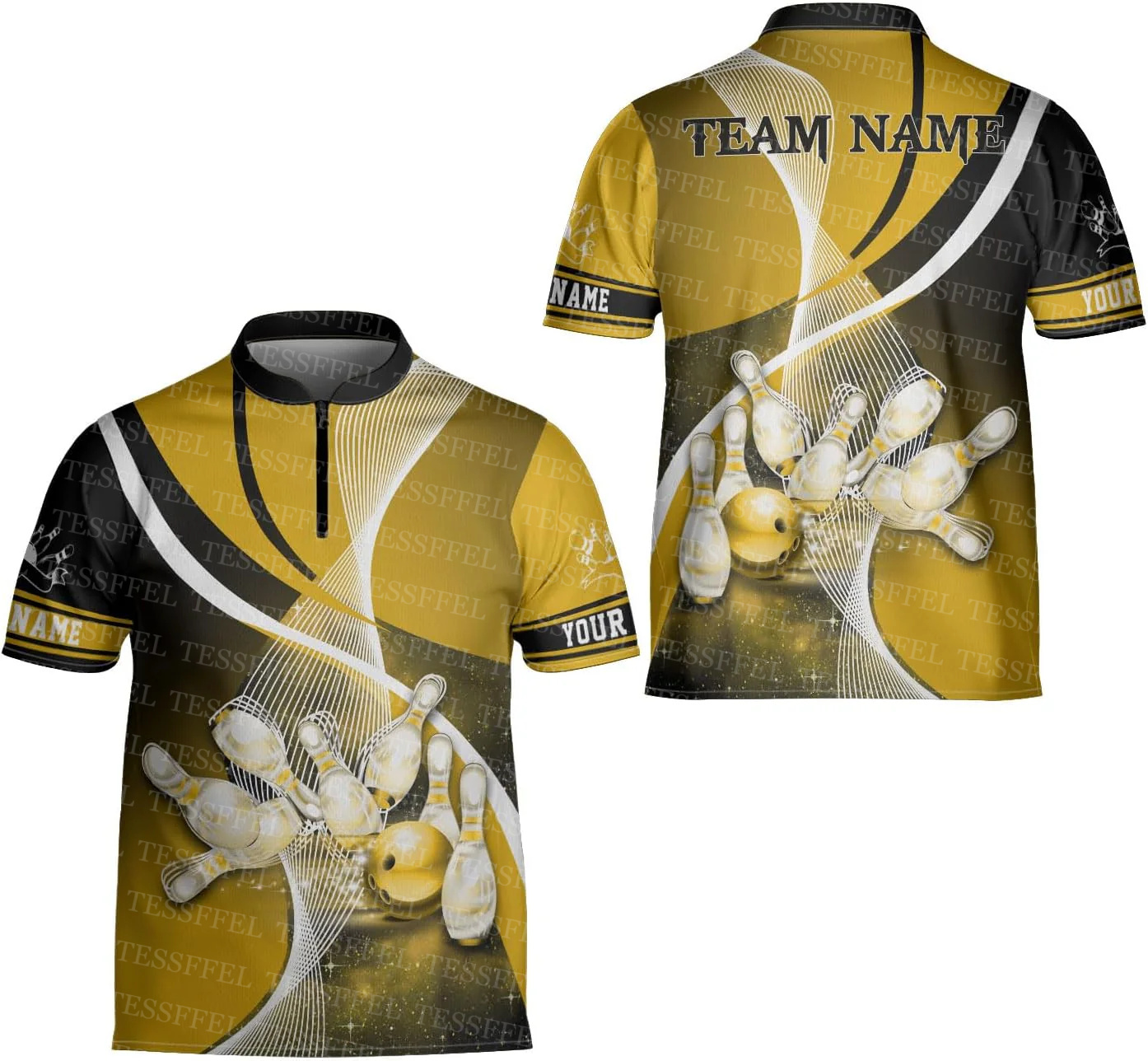 Nombre personalizado Graffiti  - Short Sleeve Bowling Shirt Retro reseña y precio