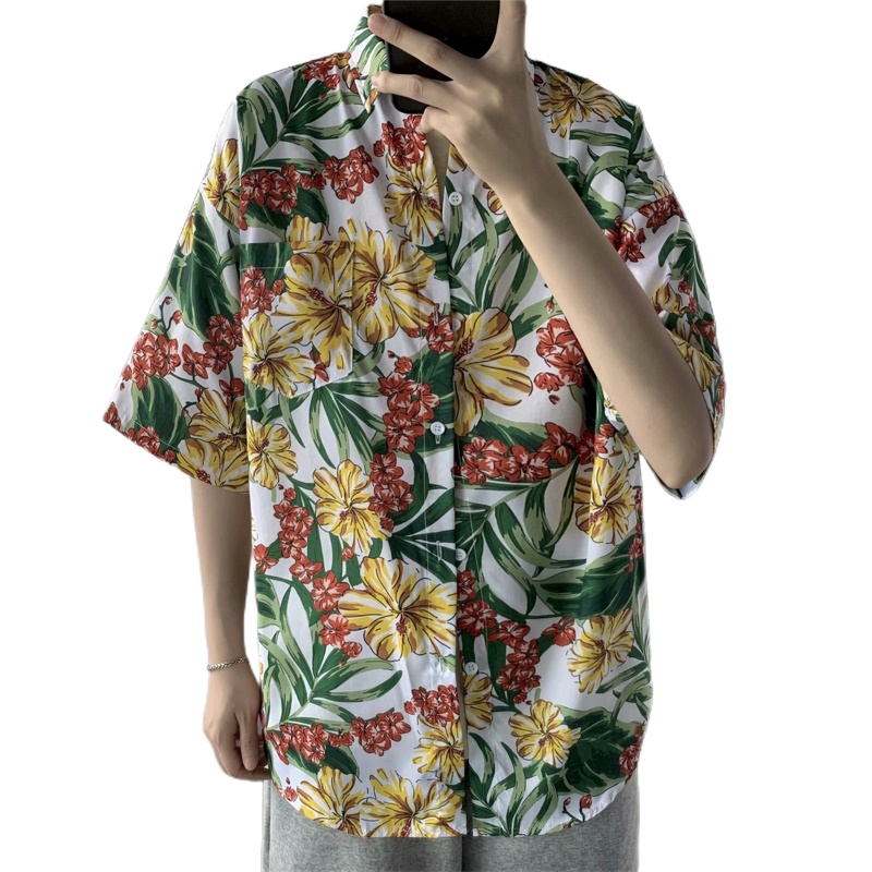 Camisa informal hawaiana Retro - Vintage Hawaiian Floral Shirt reseña y precio