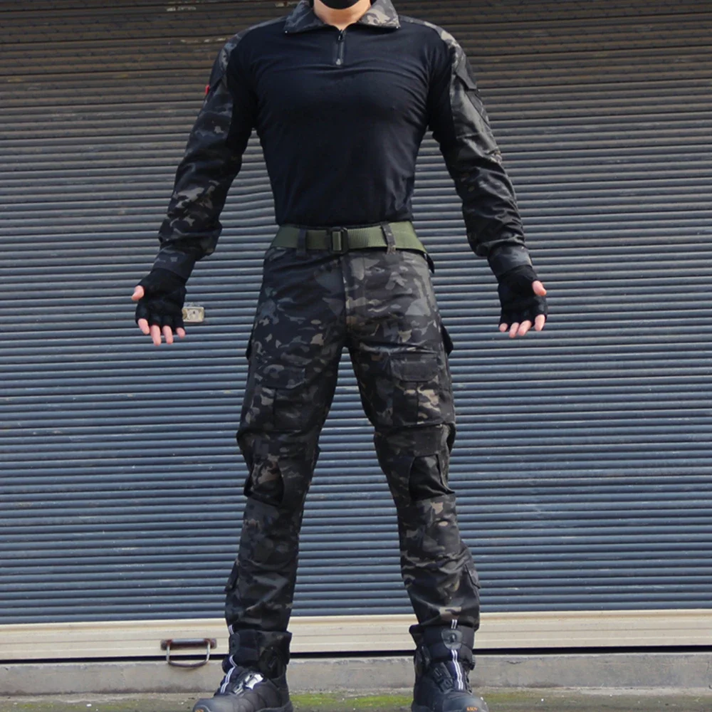 Conjunto de Uniforme Táctico d - Tactical Military Shirt Cargo reseña y precio