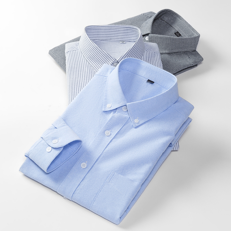 Primavera nueva camisa Oxford  - Oxford Cotton Casual Shirt Business reseña y precio