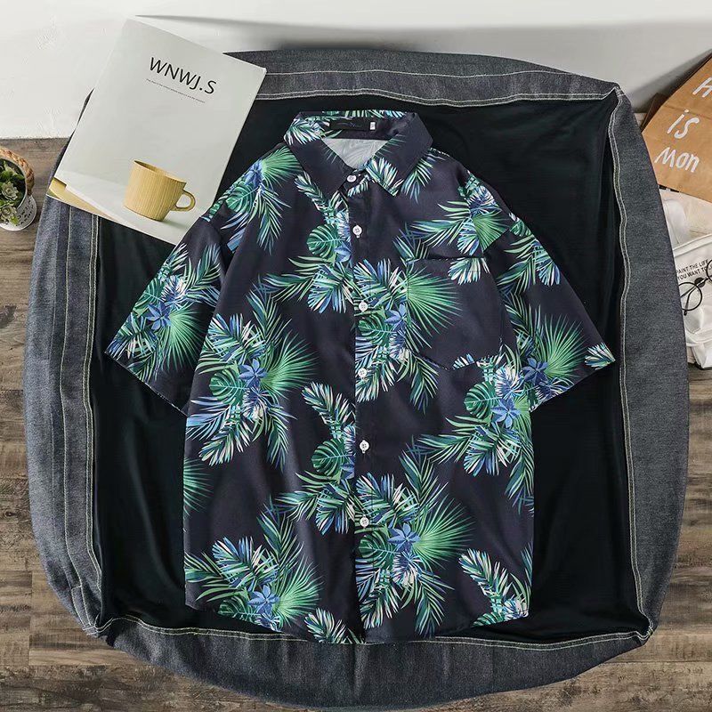 Camisa hawaiana de manga corta - Vintage Hawaiian Floral Shirt reseña y precio