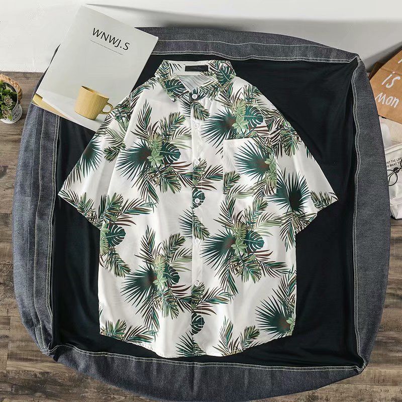 Camisa hawaiana de manga corta - Vintage Hawaiian Floral Shirt reseña y precio