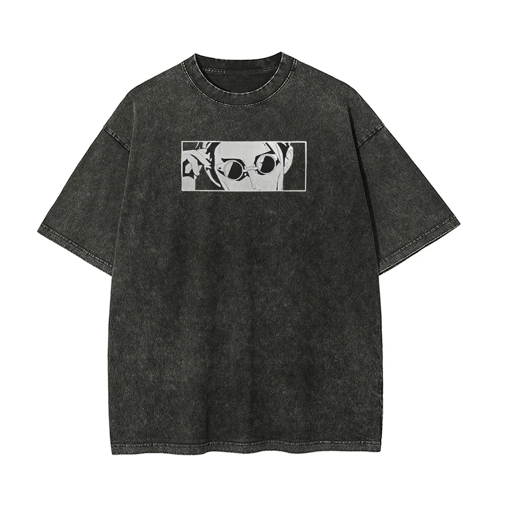Camiseta Kento Nanami Jujutsu  - Acid Wash Vintage Graphic T Shirt reseña y precio