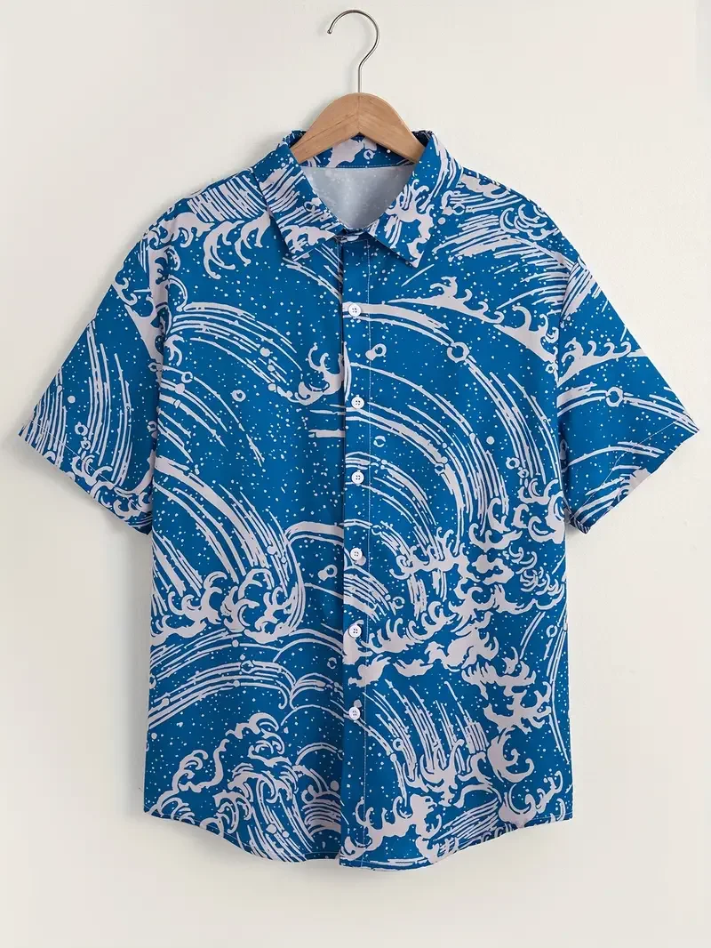 Camisa hawaiana clásica para h - Short Sleeve Bowling Shirt Retro reseña y precio