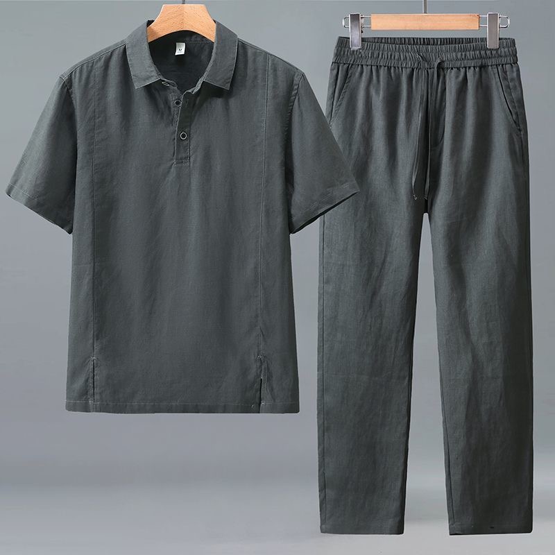 Conjunto de Dos Piezas de Prim - Mens Linen Shirt Long Sleeve reseña y precio