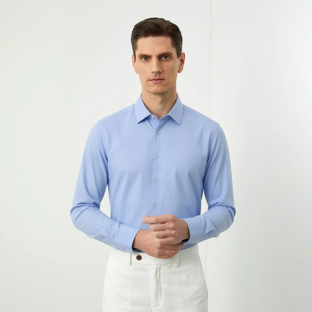 Camisa de Vestir Casual para H - Breathable Bamboo Fiber Shirt Non Iron reseña y precio