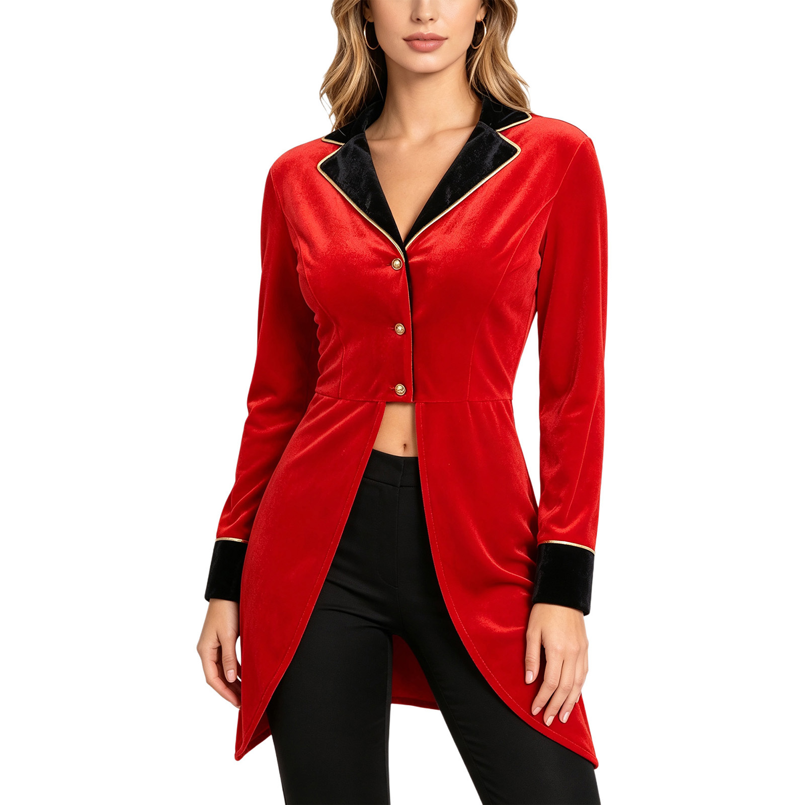 Traje de circo para mujer, con - Jackets reseña y precio