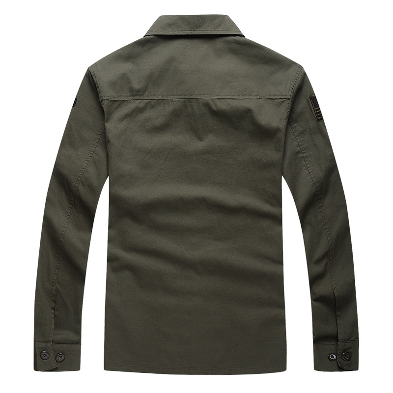 Camisa táctica de manga larga  - Tactical Military Shirt Cargo reseña y precio