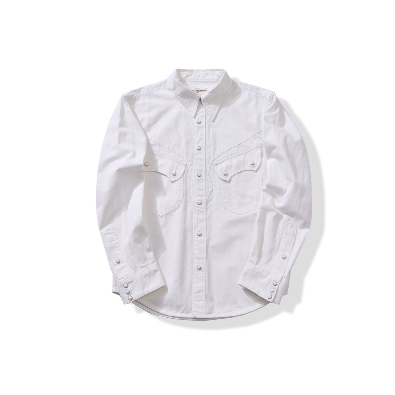 Camisa occidental American Vin - Mens Western Denim Pearl Snap Shirt reseña y precio