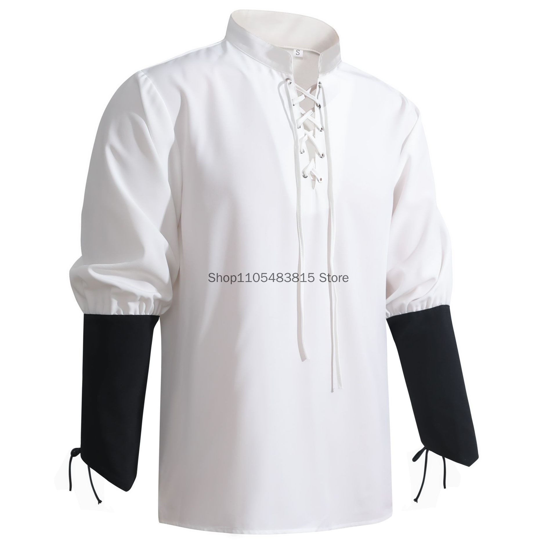 Camisa Pirata para Hombre - Ca - Medieval Gothic Lace Up Pirate Shirt reseña y precio