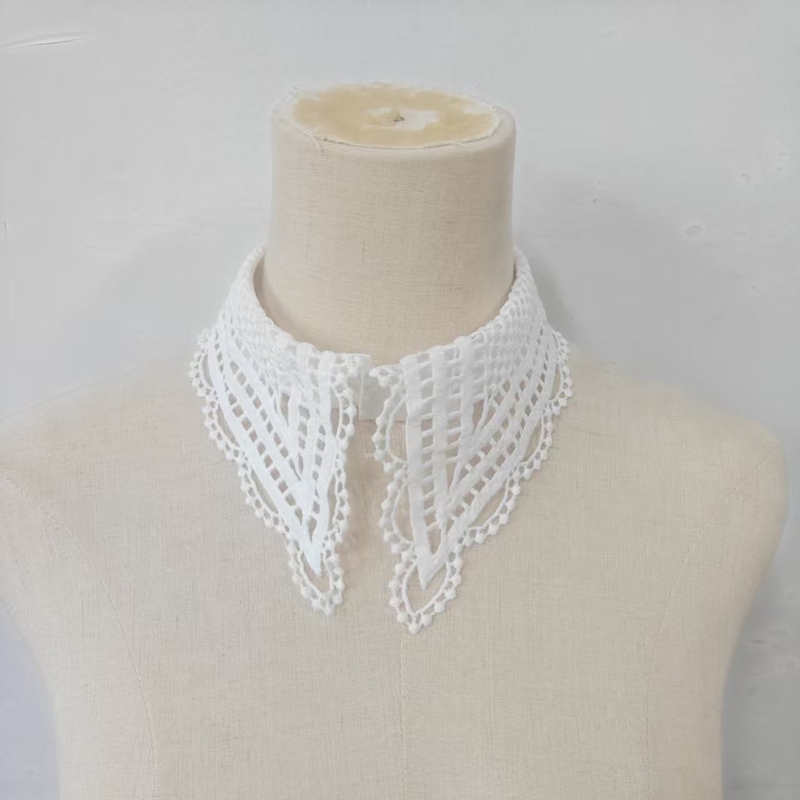 Cuello Falso Blanco con Volant - Shirts reseña y precio