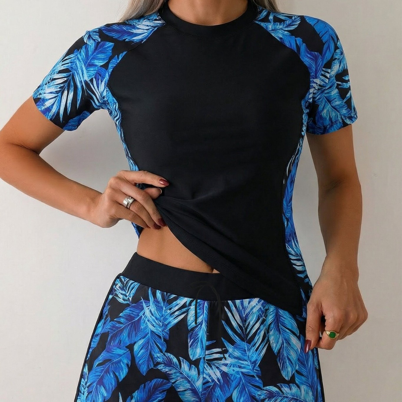 Tankini para mujer con pantalo - Shorts reseña y precio