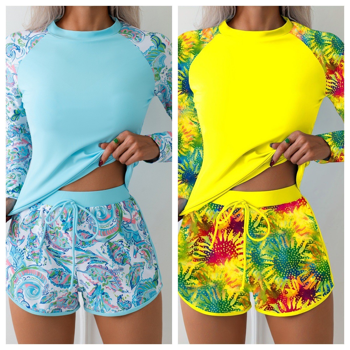 Traje de Baño Tankini para Muj - Shorts reseña y precio