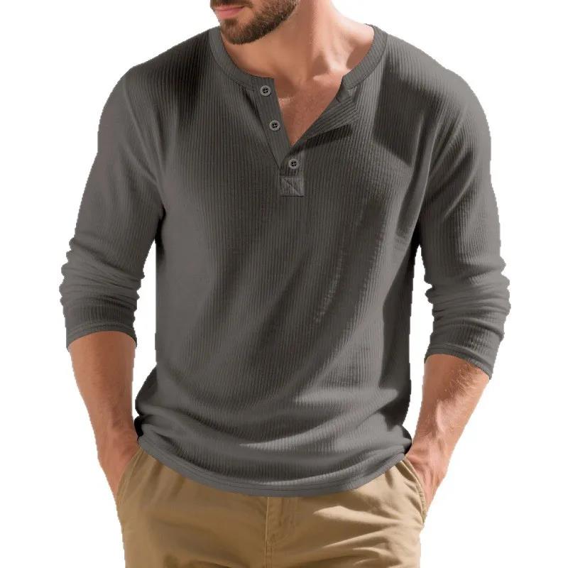Camiseta de Hombre, Cuello Hen - Corduroy Button Up Shirt Men reseña y precio