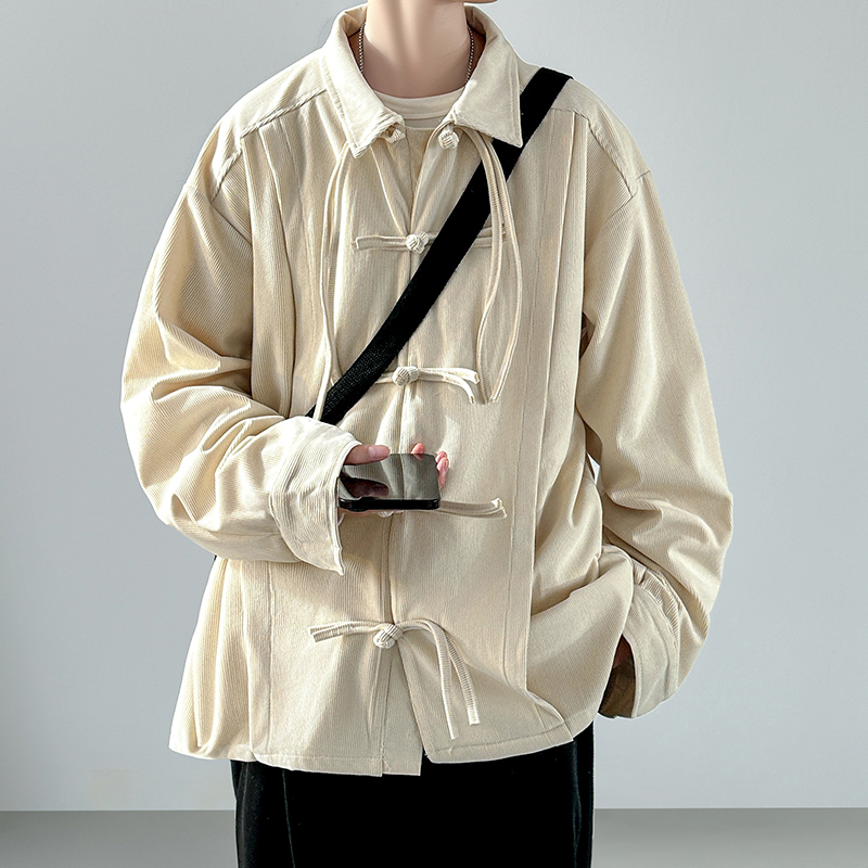 2025 Camisa de pana de estilo  - Corduroy Button Up Shirt Men reseña y precio