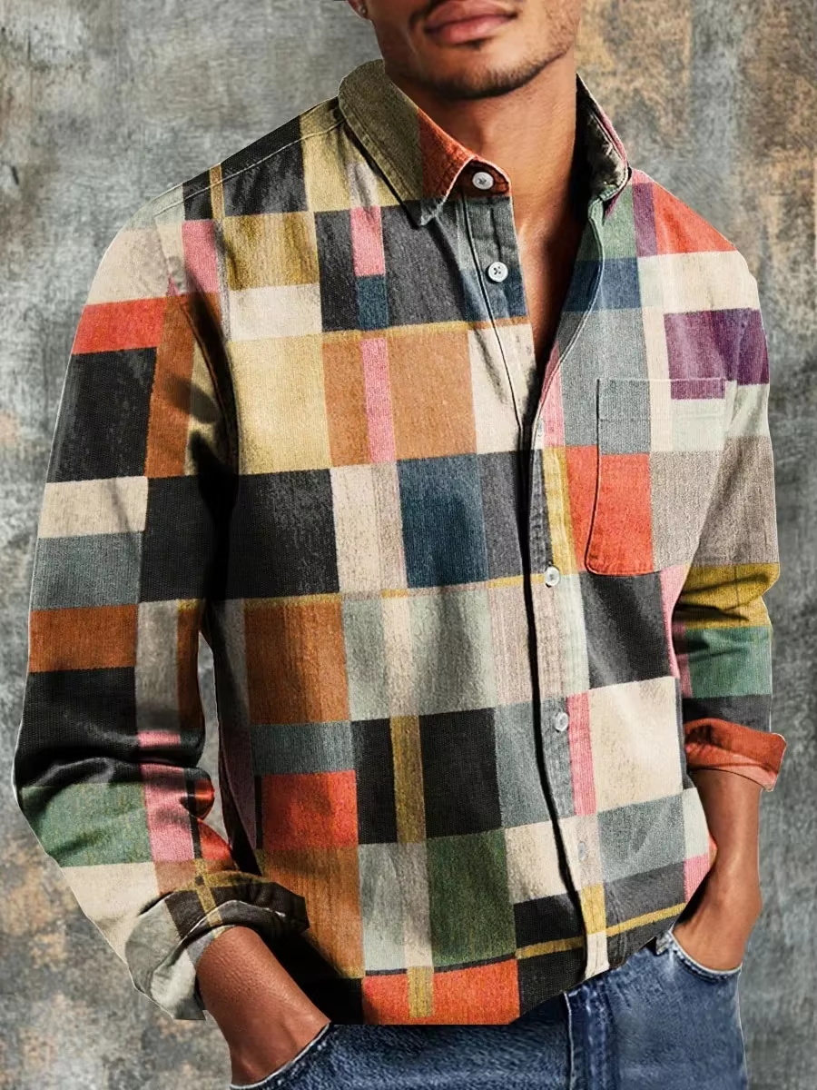 Camisa Casual de Moda para Hom - Mens Linen Shirt Long Sleeve reseña y precio