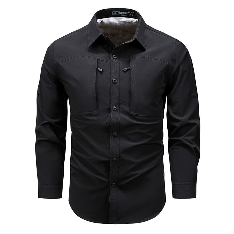 Camisas Cargo de manga larga p - Tactical Military Shirt Cargo reseña y precio
