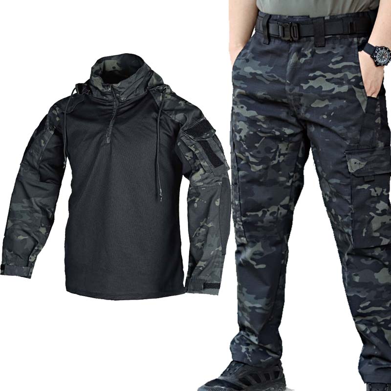 Conjunto de uniforme táctico,  - Tactical Military Shirt Cargo reseña y precio