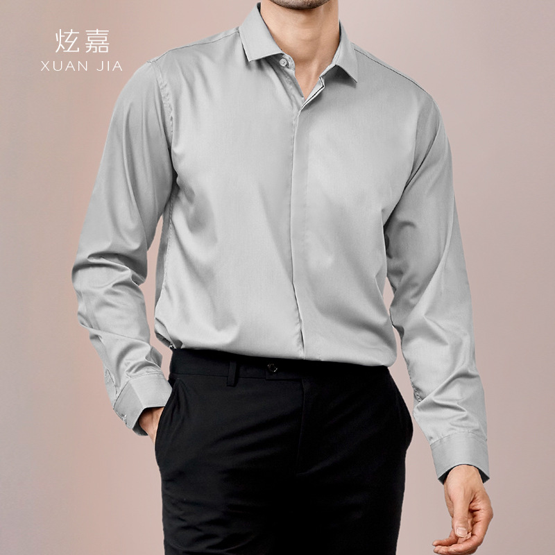 Camisa de Seda para Hombre, Pr - Mens Satin Silk Dress Shirt reseña y precio