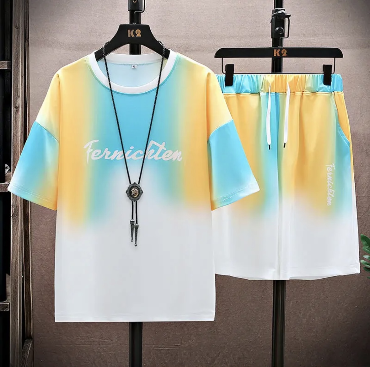 Nuevo conjunto de seda helada  - Shirts reseña y precio