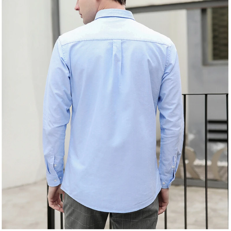 Nueva Camisa Oxford para Hombr - Oxford Cotton Casual Shirt Business reseña y precio